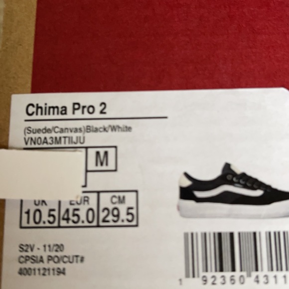 Vans CHIMA Pro 2 Suede/Canvas Black/White WMNS - Picture 16 of 16